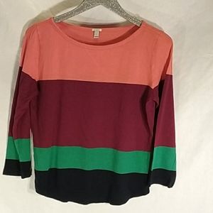 J Crew women's pullover top size L